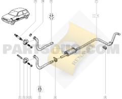 Egzoz Flansı Express-r9-11\oem 7700683660