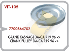 R19 / CLİO KRANK KASNAĞI E7J MOTOR 7700864702