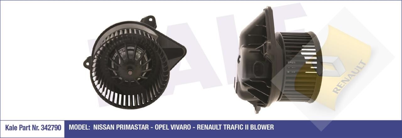 KALORİFER MOTORU 12V TRAFIC-VIVARO 1.9 DCİ-2.0-2.0 16V-2.0 DCİ-2.5 DCİ 01=>