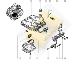 OTOMATİK ŞANZUMAN SELENOİDİ CLIO II-KNG LAGUNA  (HİD.DİSTRİBÜTÖR BVA R25) 7700740775-