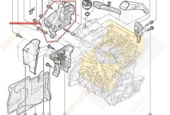MOTOR BLOK ON KAPAK MGN- LGN  F4R 774 - 8200184270