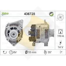 ALTERNATOR -MEGANE LAGUNA ESPACE Alternatör 110 A Valeo 7700436626 7700424582